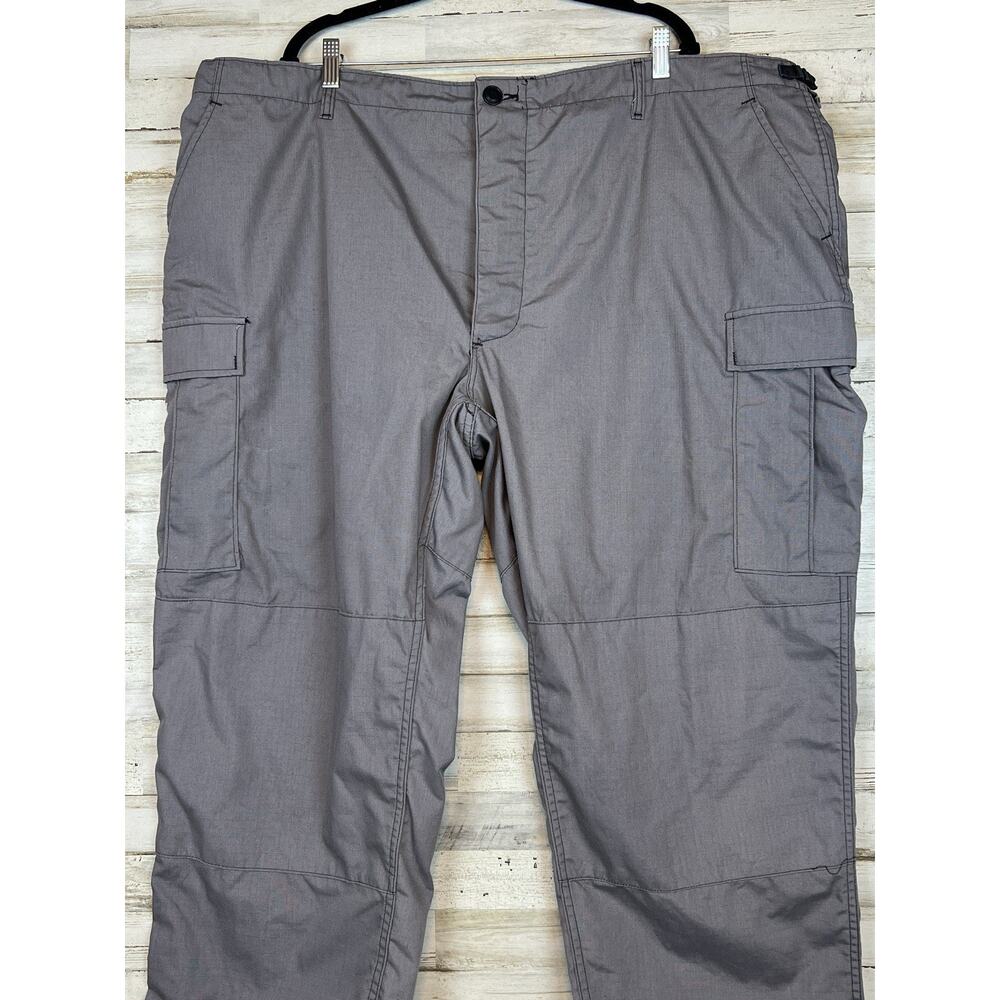 Men’s 3XL Propper Gray Ripstop Cargo Pants Double Knee Work Utility 48x32 - Picture 2 of 7